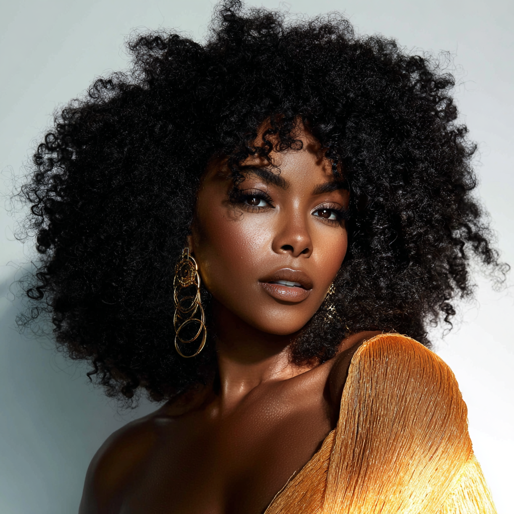 Niara — Deep Curly · Brown Highlight · 22in